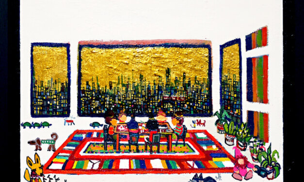 ON SALE | living room | 31x41cm | oil x canvas board  | 2020 #tricera