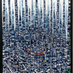 ON SALE | city | 65x53cm | oil x wood panel | 2023 #tagboat