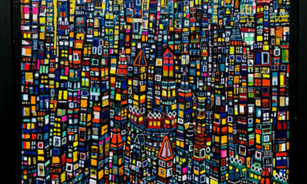 on sale | Gold town | 100x65cm | oil x canvas | 2023 #tagboat