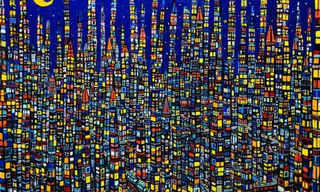 new | city | 80x100cm | oil x canvas | 2023