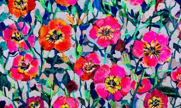 NEW | 53x45cm | oil x canvasboard | 2023 #art #flower