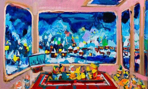 WORKS | 41x53cm | oil x wood panel | 2024 #contemporaryart