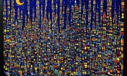 sold | city | 80x100cm | tagboat ART SHOW 2024 | 17.01.2024-23.1.2024 daimaru tokyo | GALLERY TAGBOAT