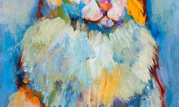 NEW | 30x24cm | oil x paper | 2024 #cat