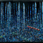 on sale | city | black | 80x100cm | oil x canvas  #tagboat