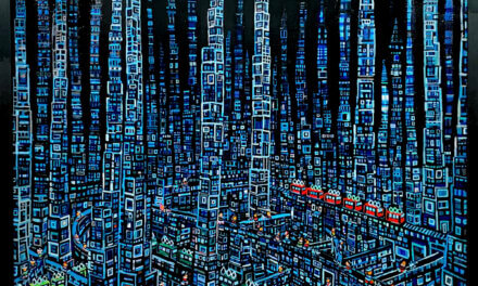 on sale | city | black | 80x100cm | oil x canvas  #tagboat