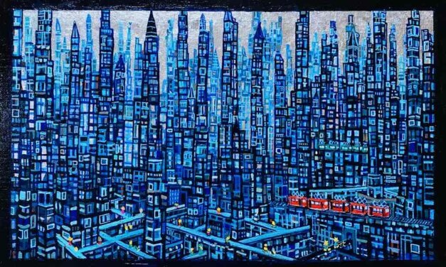 NEW | blue city | 33x53cm | TAGBOAT ART FAIR |26.4 -28.4.2024 | TOKYO