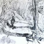 NEW | 22x25cm | drawing x paper | 2026 #landscape