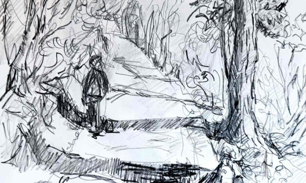 NEW | 22x25cm | drawing x paper | 2026 #landscape