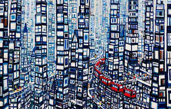 new | city | 130x97cm | oil x canvas | 2024 #art