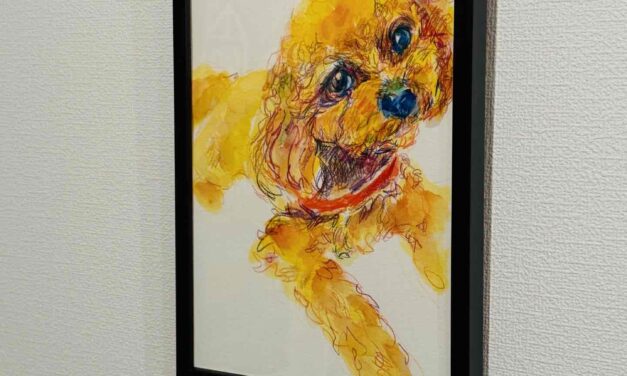 NEW & SOLD | 29x22cm | watercolour x paper | #doggy