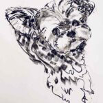 NEW | 65x50cm | drawing x paper | 2024 #dog