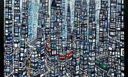 SOLD | city | 130x97cm | 2024 | ART FAIR HAKATA | GALLERY TAGBOAT | FUKUOKA