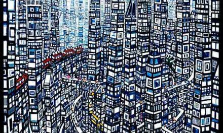 SOLD | city | 130x97cm | oil x canvas | ginza art fair | GALLERY TAGBOAT 16.10.2024-21.10.2024 | #art