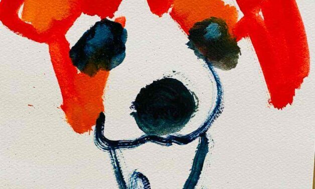 NEW | 29x22cm | aquarell x paper | 2025 #dog