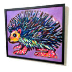 SOLD | hedgehog | 45x53cm | oil x wood panel | ginza art fair | GALLERY TAGBOAT 16.10.2024-21.10.2024 | #art