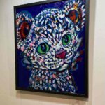 SOLD | white tiger | 53x45cm | oil x canvas | ginza art fair | GALLERY TAGBOAT 16.10.2024-21.10.2024 | #art