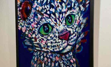 SOLD | white tiger | 53x45cm | oil x canvas | ginza art fair | GALLERY TAGBOAT 16.10.2024-21.10.2024 | #art