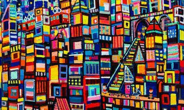 new | neon city | 65x53cm | oil x canvas | 2024 #art