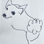 NEW | 29x22cm | drawing x paper | 2024 #dog