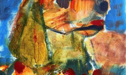 works | 30x24cm | oil x paper | 2025 #dog #cat