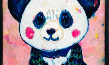 ON SALE | panda | 65x53cm | oil x wood panel | 2024 #tagboat