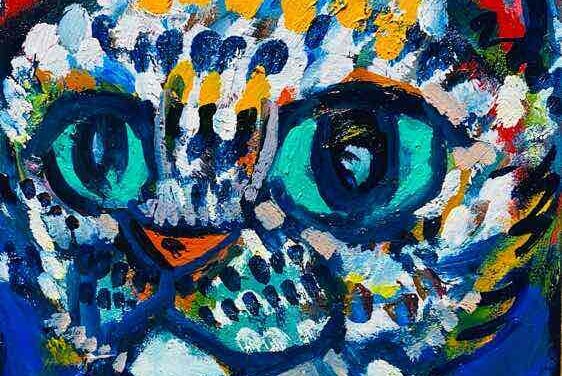 WORKS | 15x22cm | oil x wood panel | 2025 #contemporaryart #whitetiger