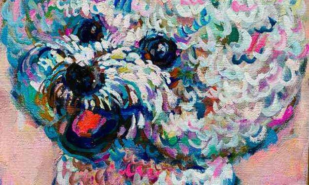 NEW & SOLD | 30x24cm | oil x paper | 2025 #dog