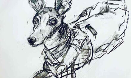 NEW | 60x50cm | drawing x paper | 2025 #dog