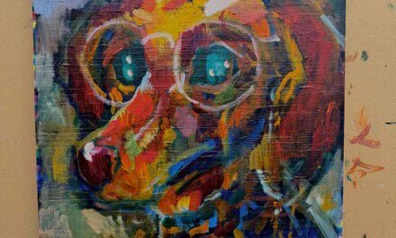 works | 53x45cm | oil x wood panel | #art