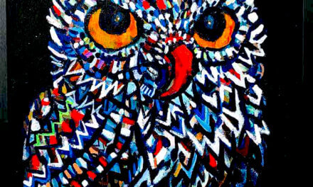 SOLD |long-eared owl | 53x45cm | oil x wood panel #tagboat