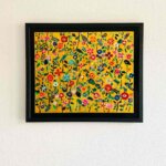 SOLD | flowers | 38x45cm | oil x wood panel #tagboat