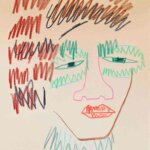 NEW | 29x22cm | drawing x paper | 2025 #portrait
