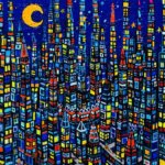 SOLD | city | 27x22cm | oil x canvas board #artsticker