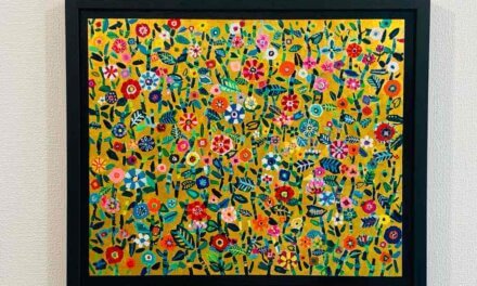 SOLD | flowers | 38x45cm | oil x wood panel #tagboat