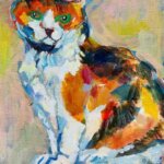 SOLD | 30x24cm | cats | Kobe subway museum | 29.Feb.-22.Mar.2026 #kobe