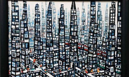 ON SALE | city | 15x22cm | oil x wood panel #landscape