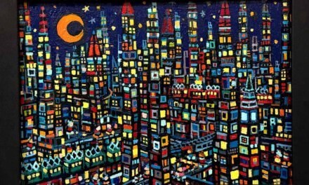 ON SALE | city | 15x22cm | oil x wood panel #landscape