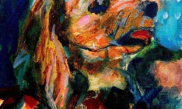 works | 24x30cm | oil x paper | 2025 #dog #cat