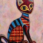 NEW | 53x45cm | oil x canvas #art #cat