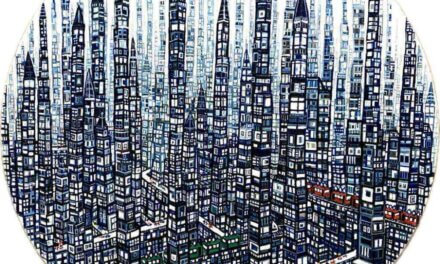 SOLD | city | 72x72cm | Exhibition | ALTER REALITY | 04.02.2025-28.02.2026 #tagboat #tokyo