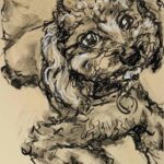 NEW & SOLD | 29x22cm | watercolour x paper | #doggy