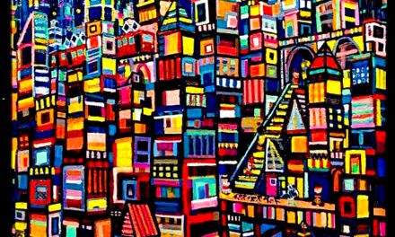 SOLD | NEON city | 65x53cm | oil x wood panel #tagboat