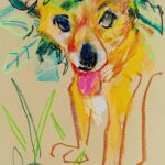 NEW | 29x21cm | drawing x paper #dog