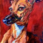 NEW | 24x30cm | oil x paper #art #dog