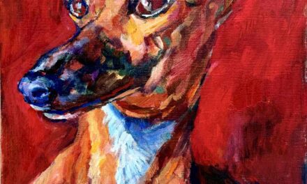 NEW | 24x30cm | oil x paper #art #dog
