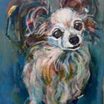 NEW | 24x30cm | oil x paper #doggy