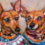 NEW | 24x30cm | oil x paper #doggy