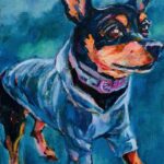 NEW | 24x30cm | oil x paper #doggy