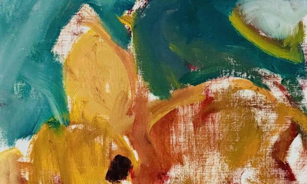 WORKS | 24x30cm | oil x paper #dog